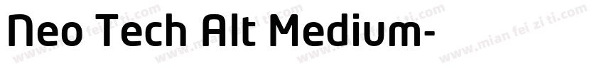 Neo Tech Alt Medium字体转换